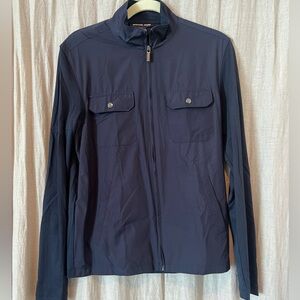 NWOT Michael Kors Men’s Zip Jacket Navy